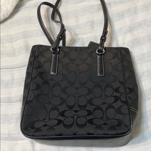 black coach purse
